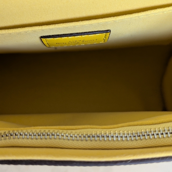 Yellow Satchel Bag with Strap - Picture 2 of 3